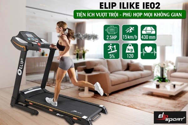 Máy chạy bộ điện ELIP iLike iE02