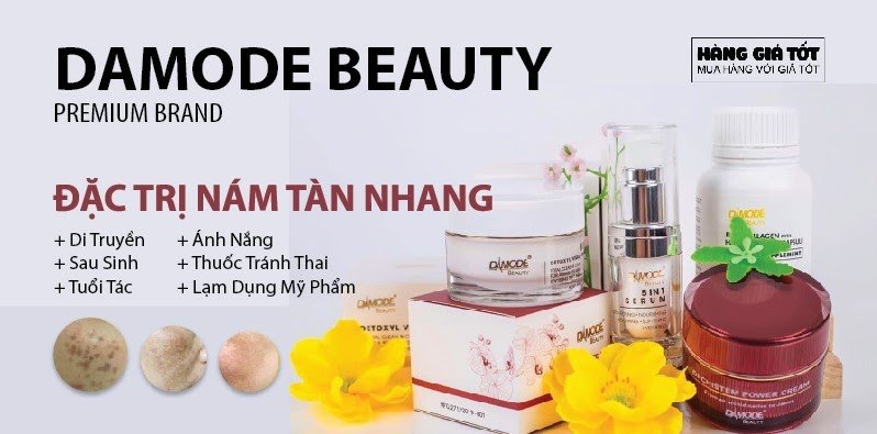 Combo kem trị nám sau sinh từ Damode Beauty Premium Brand