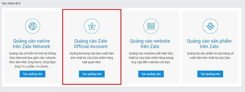 Huong Dan Tao Zalo Ads