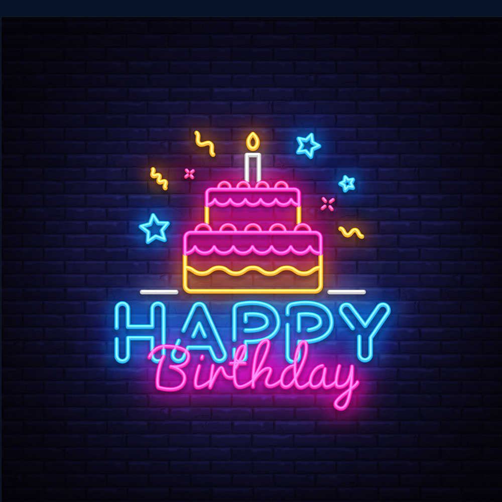 Neon Sign for Happy Birthday Party Custom Made LED Wall Lights Party Wedding Shop Window Restaurant Decoration|Bóng Đèn & Ống Đèn Neon| - AliExpress