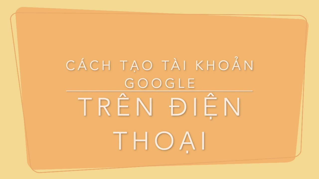 Cách tạo tài khoản Google 4