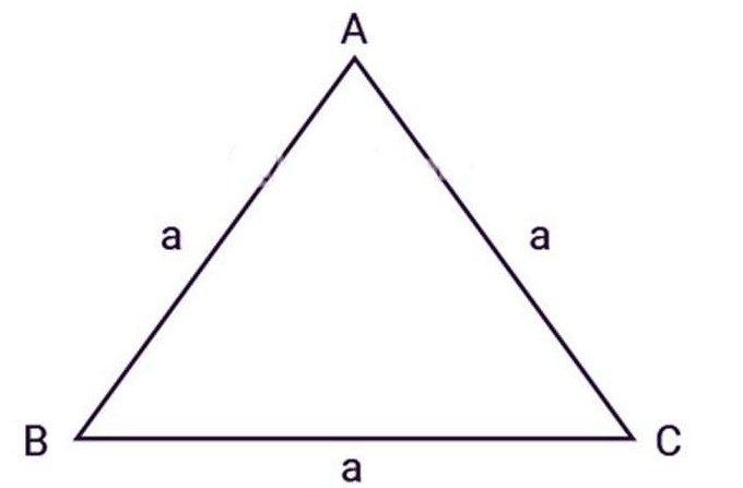 công thức diện tích tam giác đều