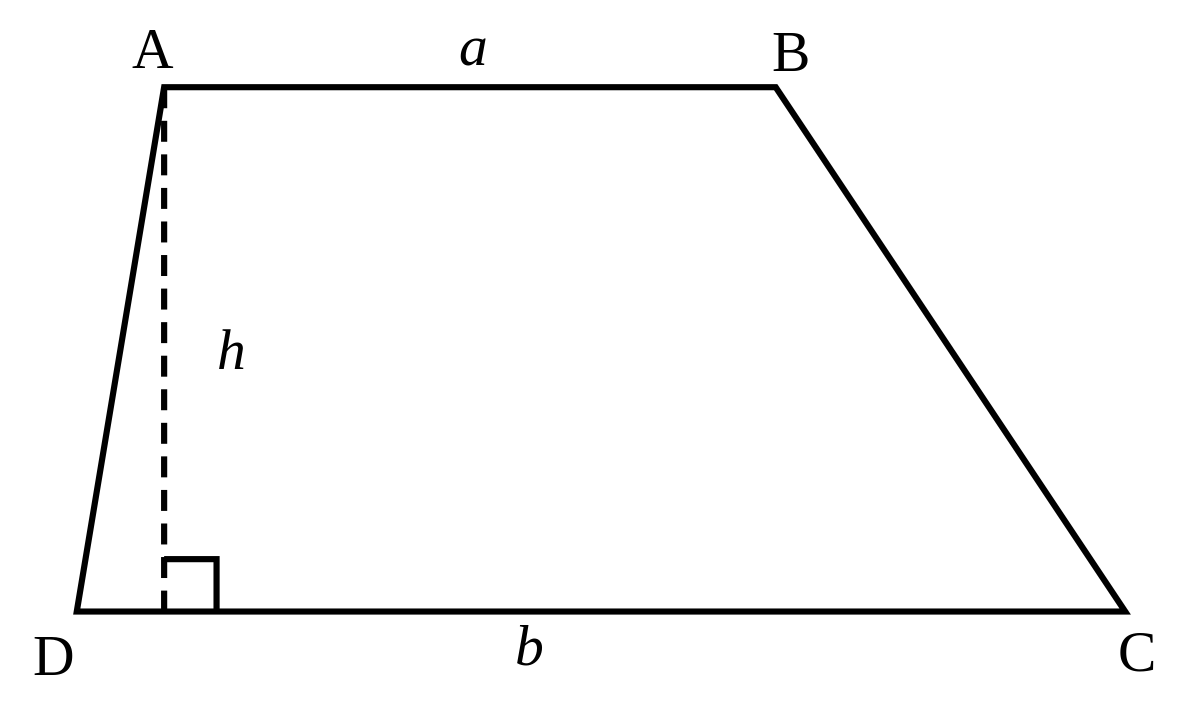 Cách tính diện tích hình thang 1