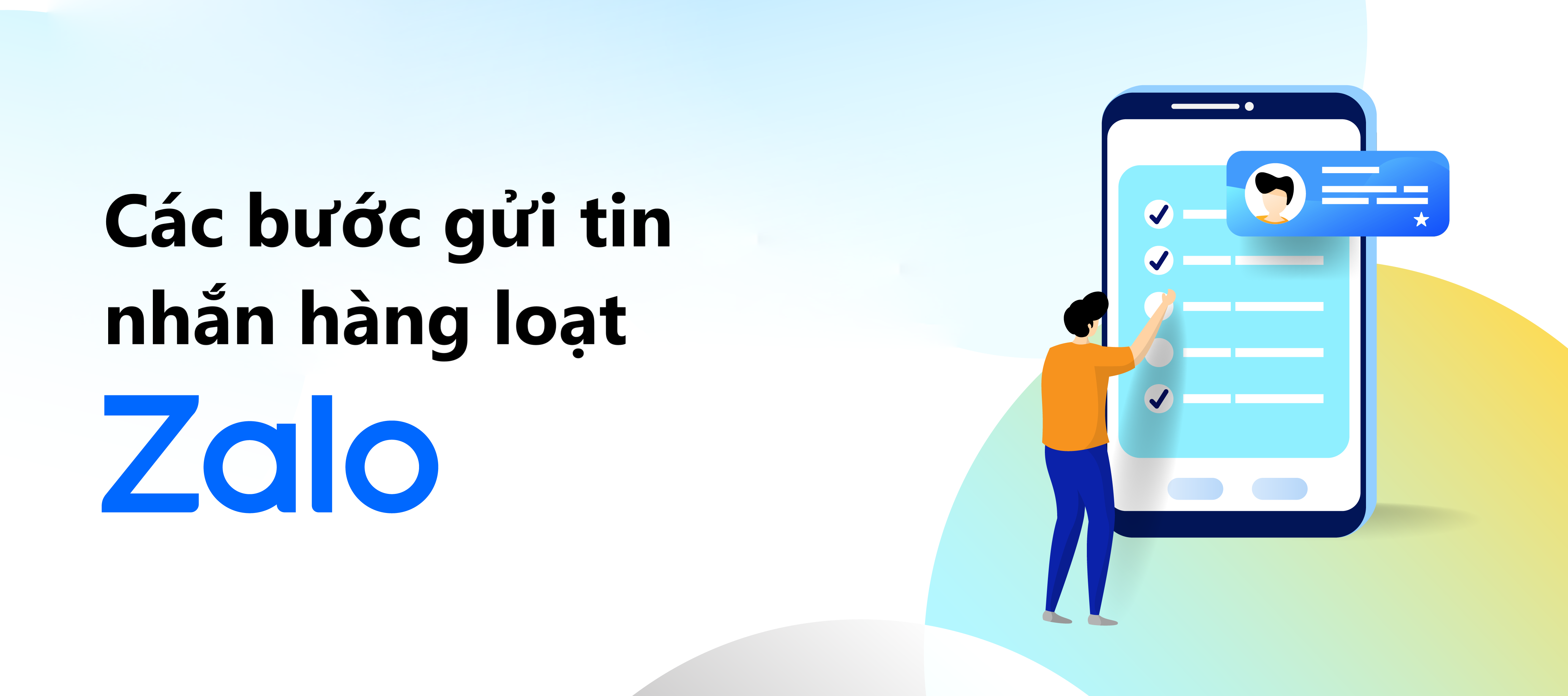 Cách gửi tin nhắn hàng loạt trên Zalo 2