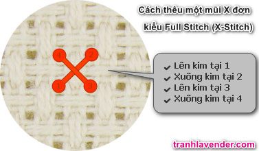 Hướng dẫn cách thêu tranh chữ thập cực nhanh cho người mới - Phuongphap.vn (2)