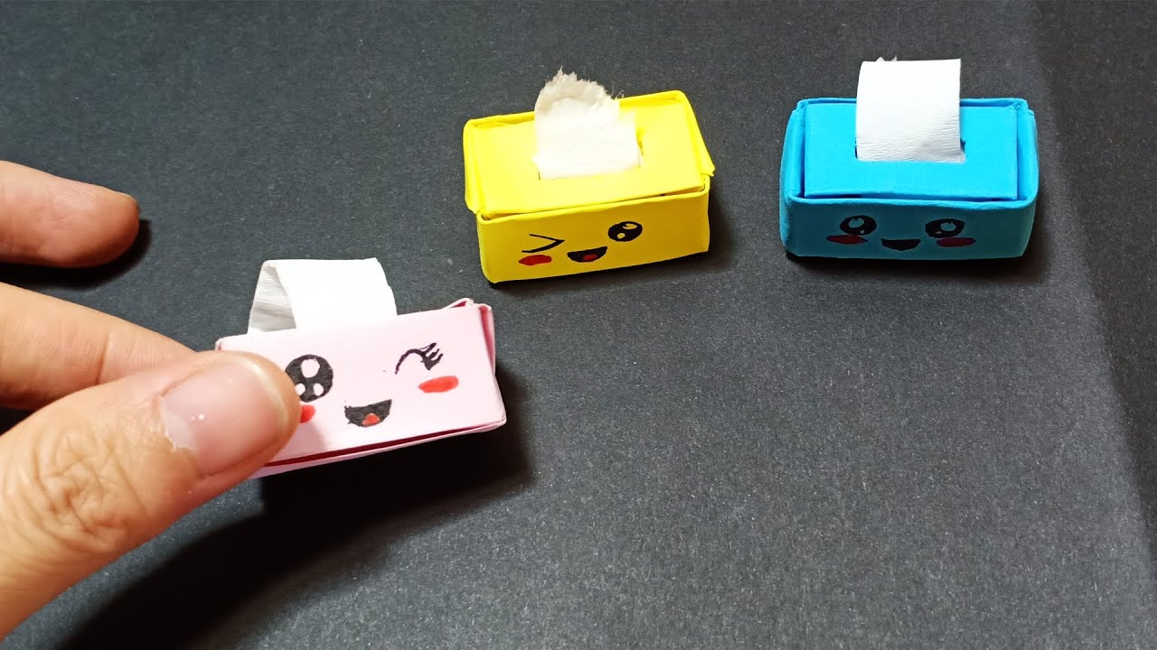 Cách làm hộp giấy mini 1